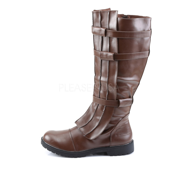 Mens Cosplay Festival Knee High Boots - Picture 1 of 5
